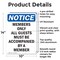 Signmission Members Only All Guests Must Be OSHA Notice Sign, Aluminum, 10in W x 14in L, 2PK OS-2PACK-NS-A-1014-V-14202 - alternate 5